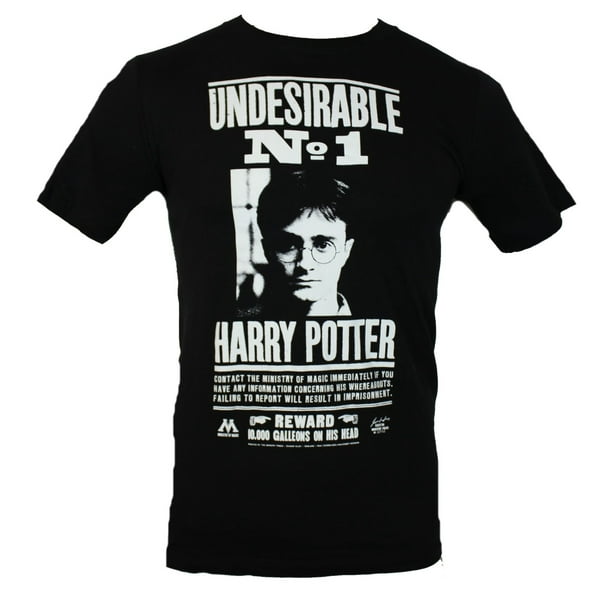 Harry Potter Movie THE BEGINNING 1-Sided Big Print Black Back Poly T-Shirt